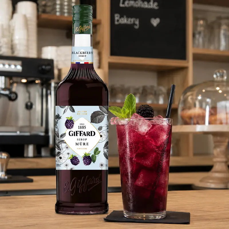 Jarabe Sabor Mora 1 Litro. Jarabes GIFFARD