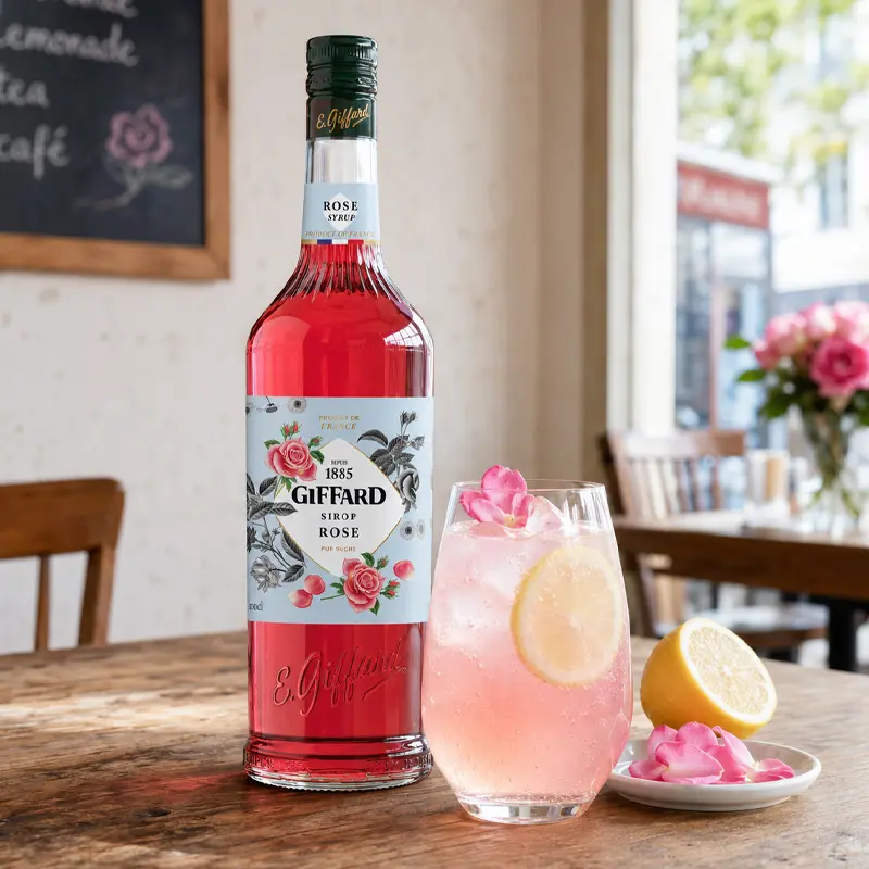 Jarabe Sabor Rosas 1Lts. Jarabes GIFFARD