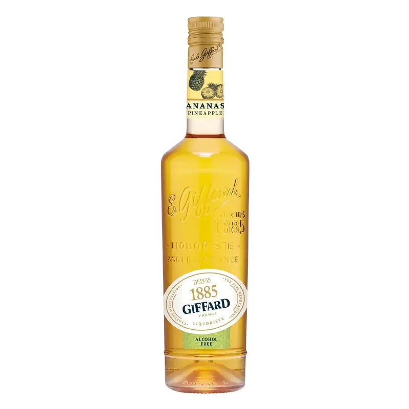 Jarabe Giffard Sin Alcohol Sabor Ananas (Piña) – Botella de 700 ml