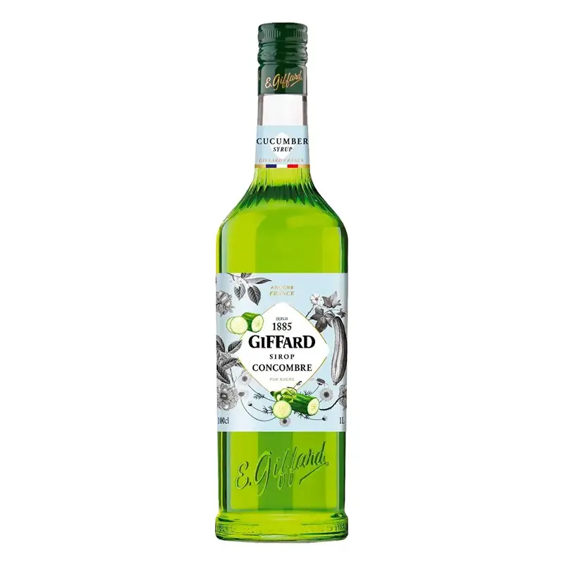Jarabe Giffard Sabor Pepino – Botella de 1 Litro
