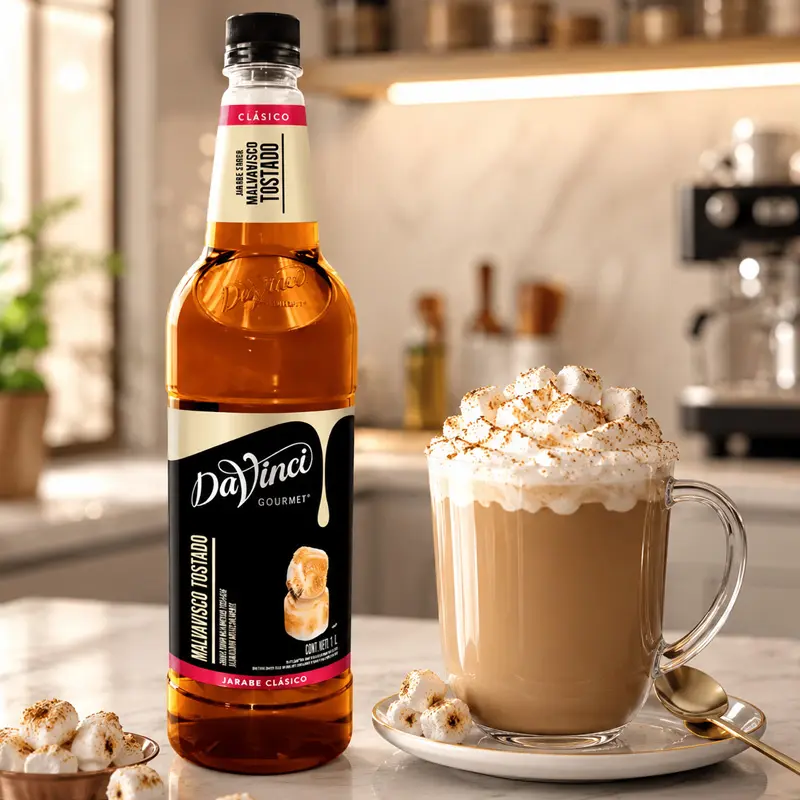 Jarabe DaVinci Gourmet Sabor Malvavisco Tostado 1 Litro