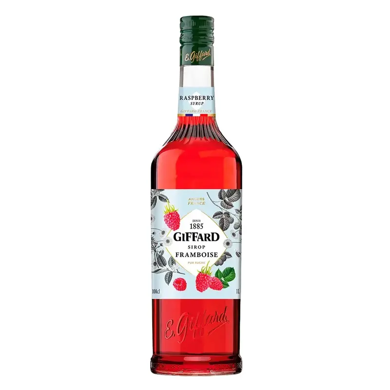 Jarabe Sabor Frambuesa 1 Litro. Jarabes GIFFARD