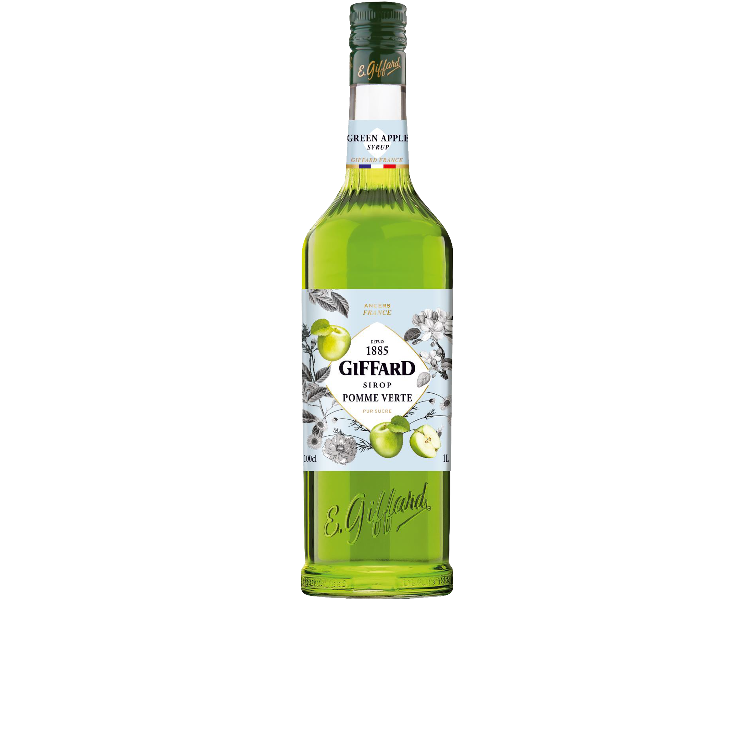 Jarabe Sabor Manzana Verde 1 Litro. Jarabes GIFFARD