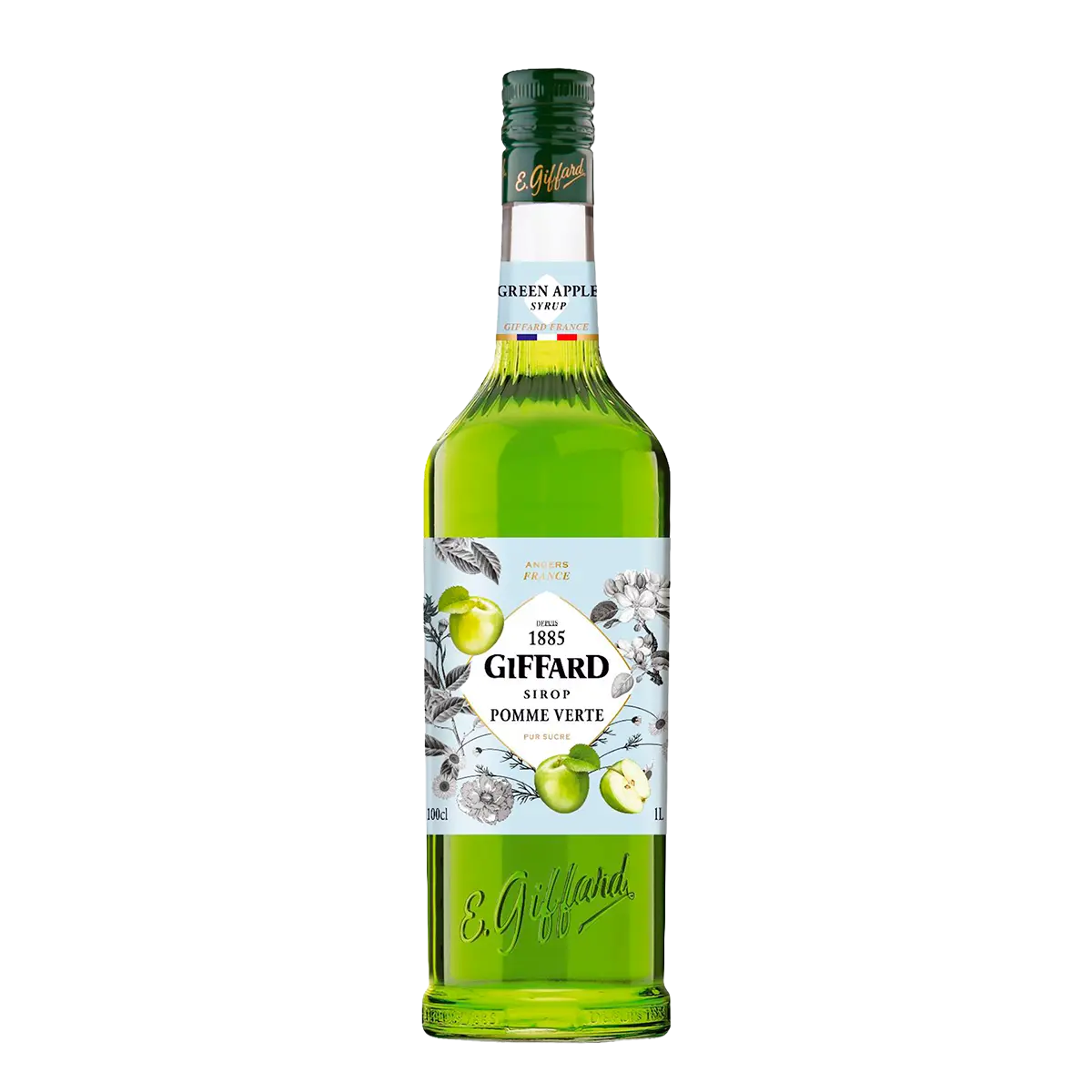 Jarabe Sabor Manzana Verde 1 Litro. Jarabes GIFFARD