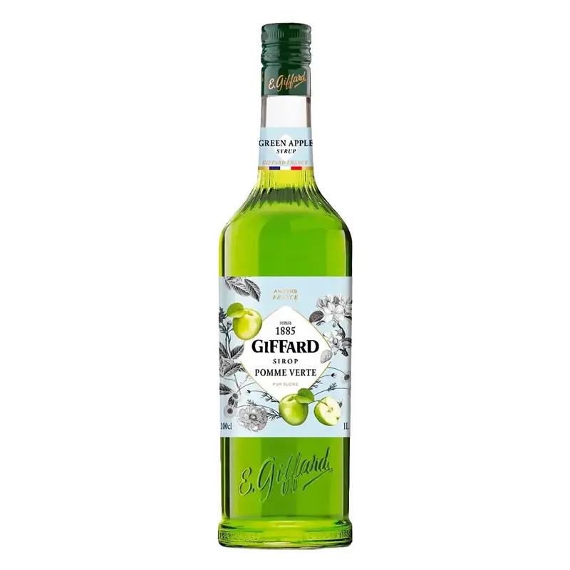 Jarabe Sabor Manzana Verde 1 Litro. Jarabes GIFFARD