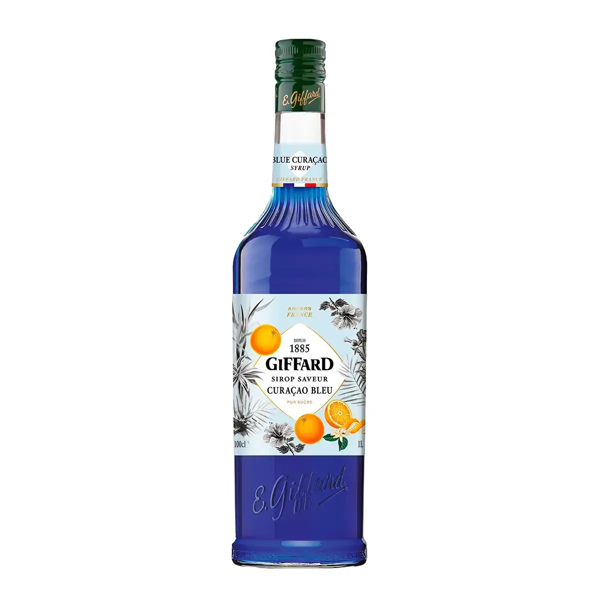 Jarabe Sabor Blue Curacao 1 Litro. Jarabes GIFFARD