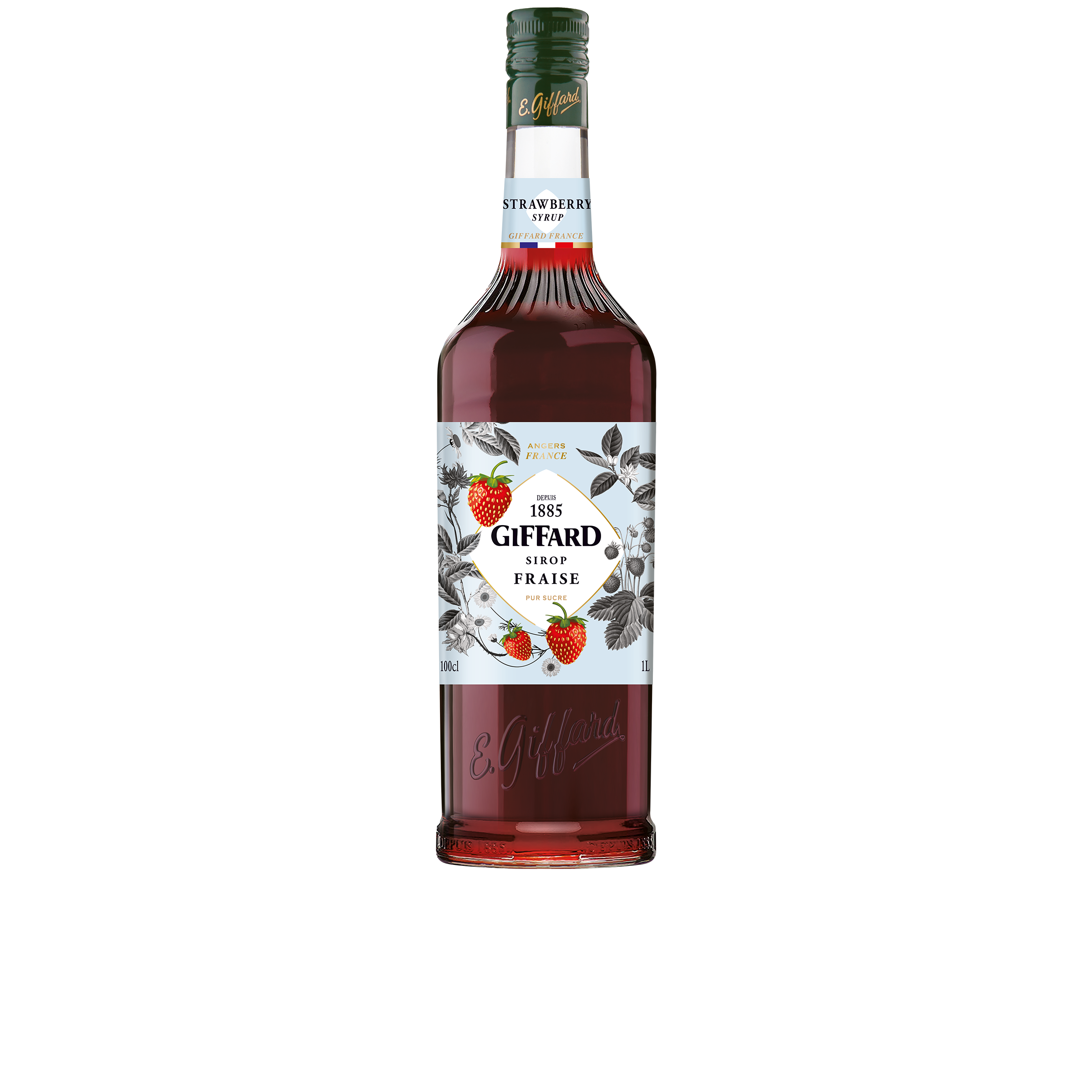 Jarabe Sabor Fresa 1 Litro. Jarabes GIFFARD