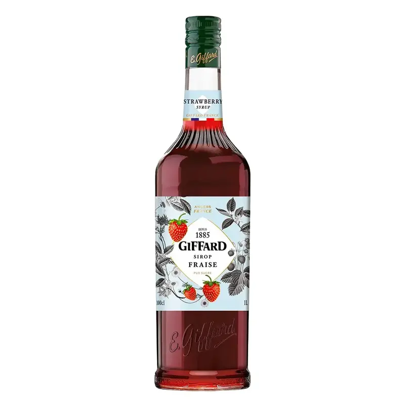 Jarabe Sabor Fresa 1 Litro. Jarabes GIFFARD