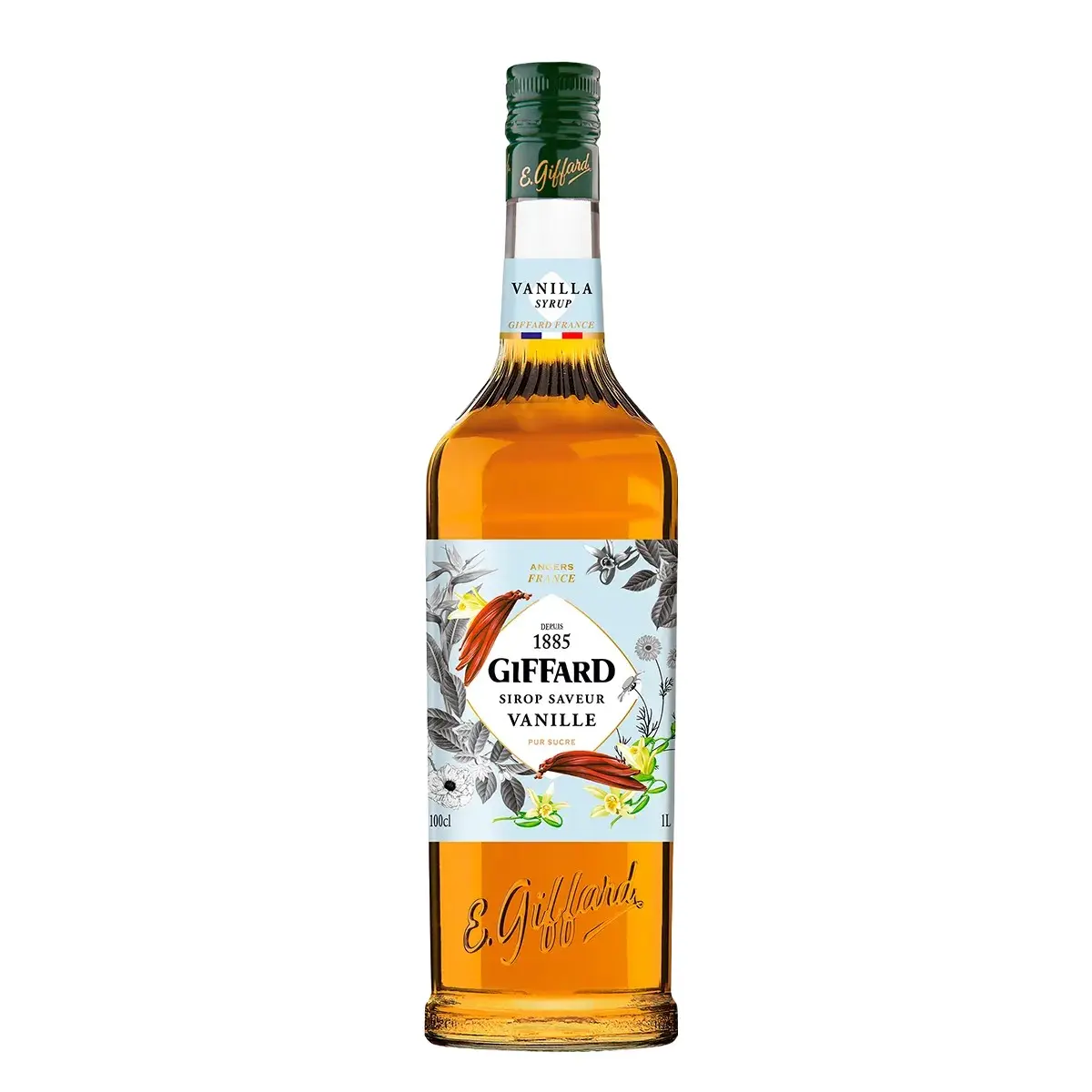 Jarabe Sabor Vainilla 1 Litro. Jarabes GIFFARD