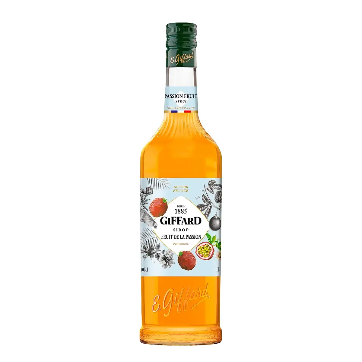 Jarabe Sabor Frutas de la Pasion 1 Litro. Jarabes GIFFARD