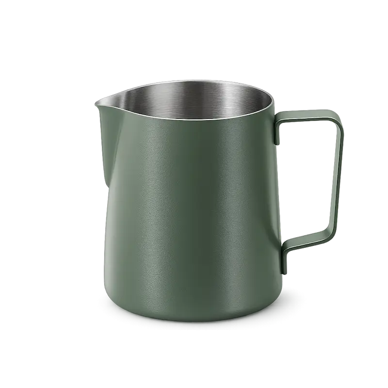 Jarra para Espumar Leche 350 ml | Pitcher para Latte Art Verde