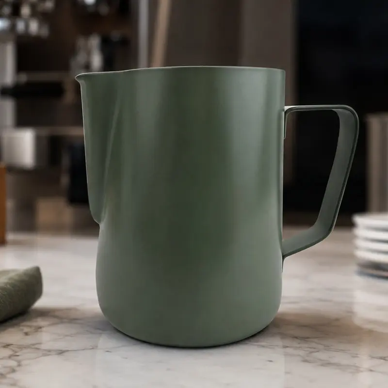 Jarra para Espumar Leche 600 ml con Escala | Pitcher para Latte Art