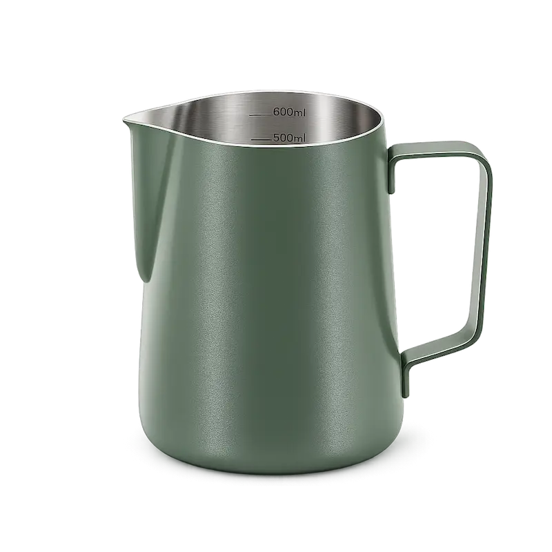 Jarra para Espumar Leche 600 ml con Escala | Pitcher para Latte Art