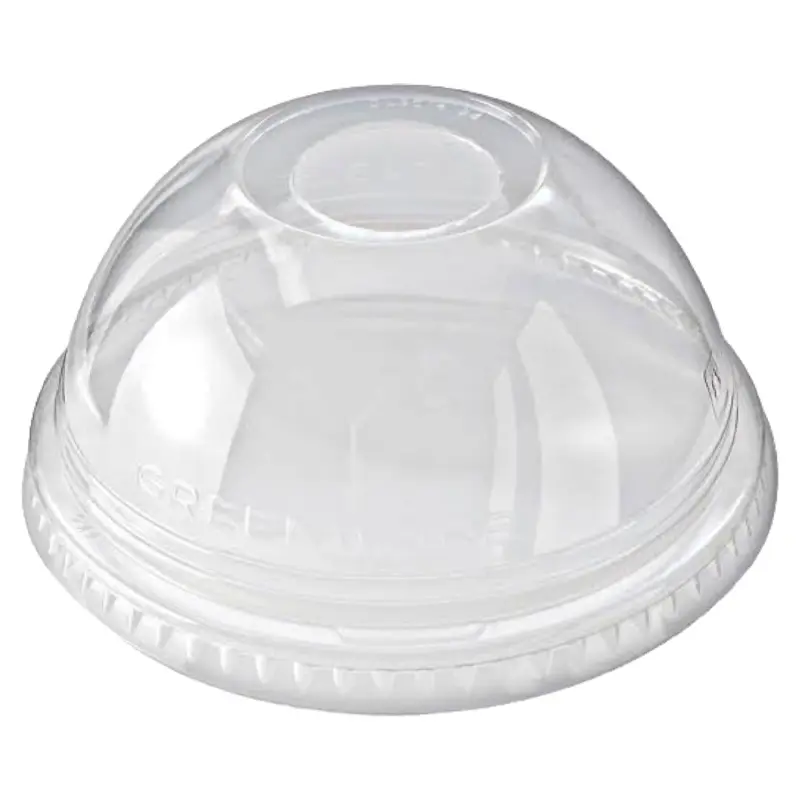 Tapa Domo Para Vaso de Papel Bebidas Frias 16oz, Manga 50pz