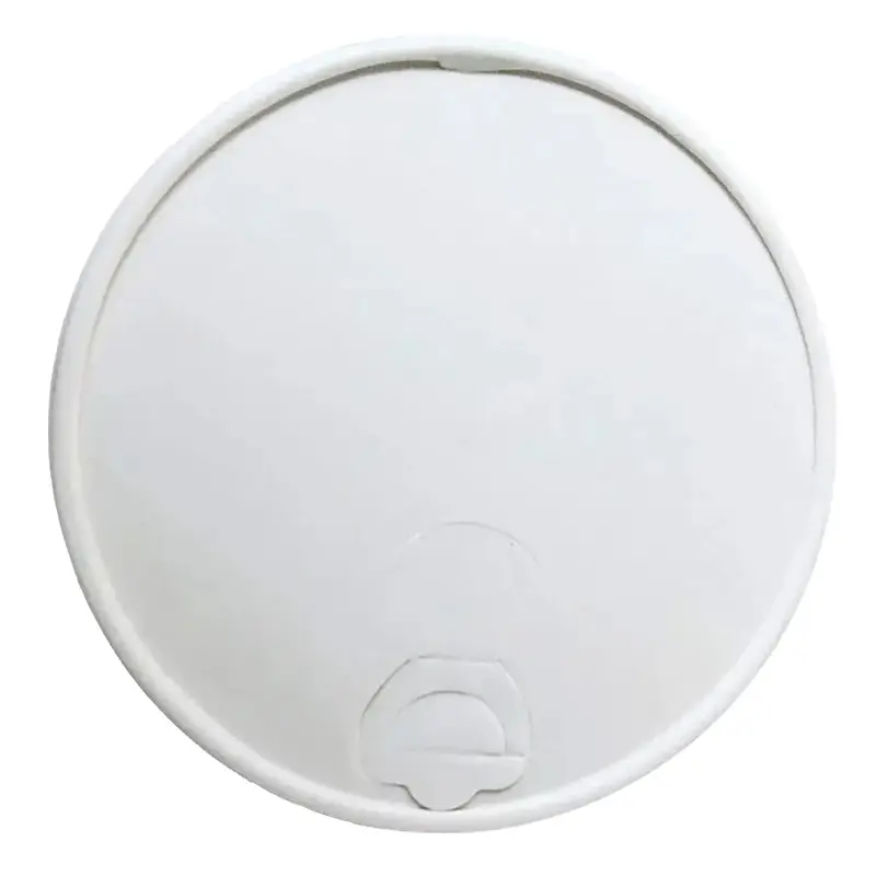  Tapa Plana Para Vaso de Papel Biodegradable Para Bebidas FRIAS 16oz, Maga 50 pz