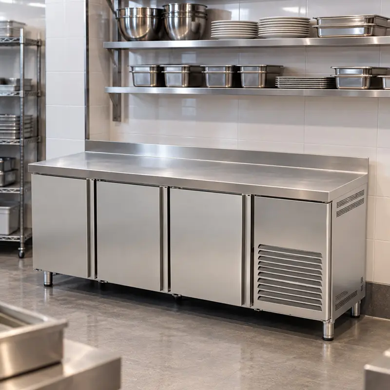 Mesa Refrigerada de Trabajo Asber ASTR-79 | Mesa Refrigerada Industrial