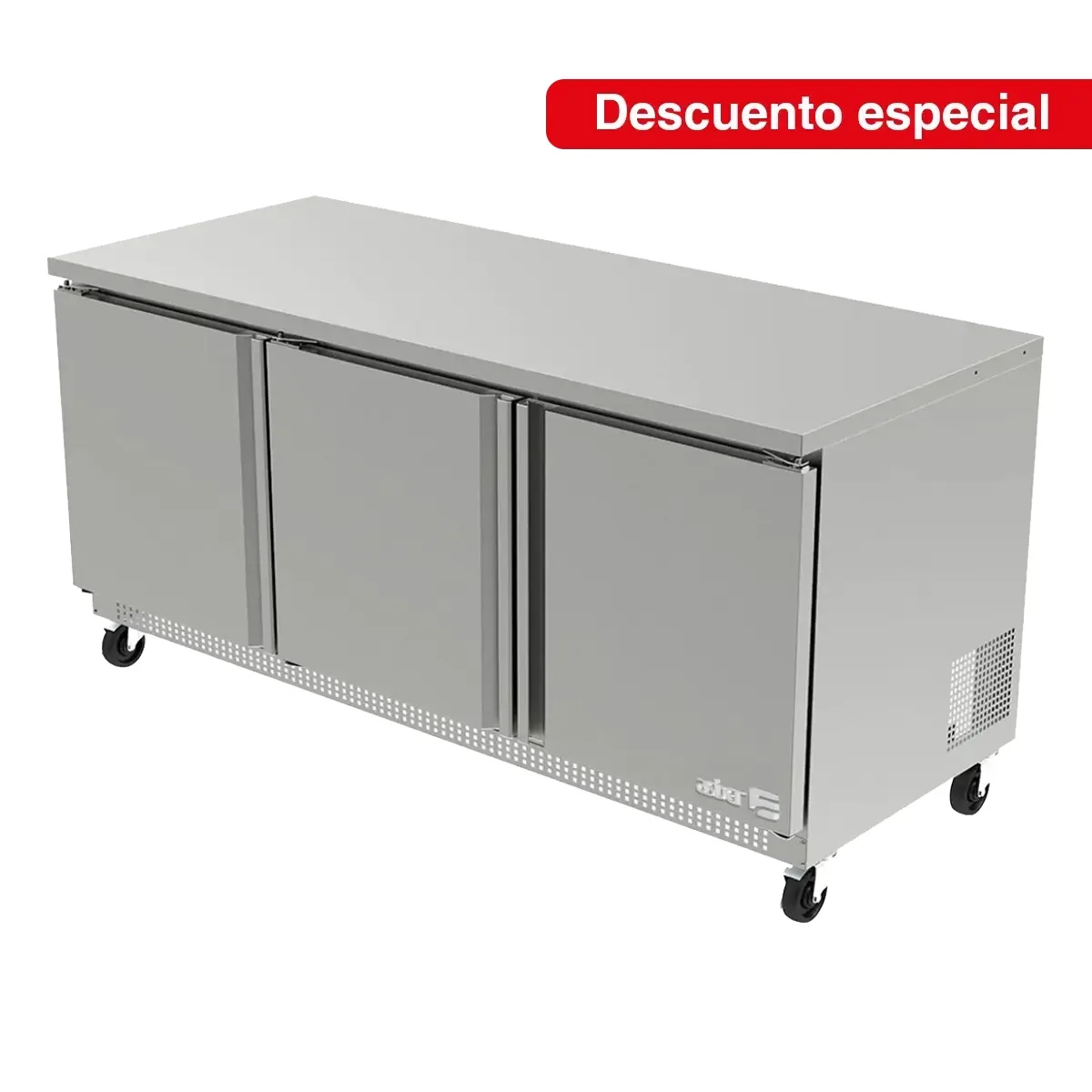 Mesa Refrigerada Bajo Mostrador Asber AUTR-72 | Refrigerador Industrial