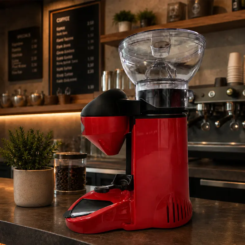 Molino Dosificador de Café Tranquilo Tron Rojo | PQH120R