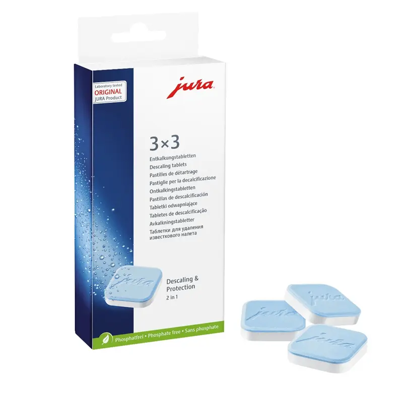 Tabletas Descalcificación Jura Efervescentes