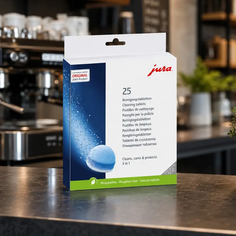 Pastillas de Limpieza Jura 3 Fases 25 Piezas