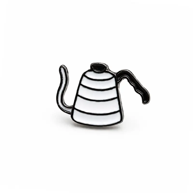 Pin en Forma de Tetera Cuello de Ganso - Accesorio para Amantes del Café