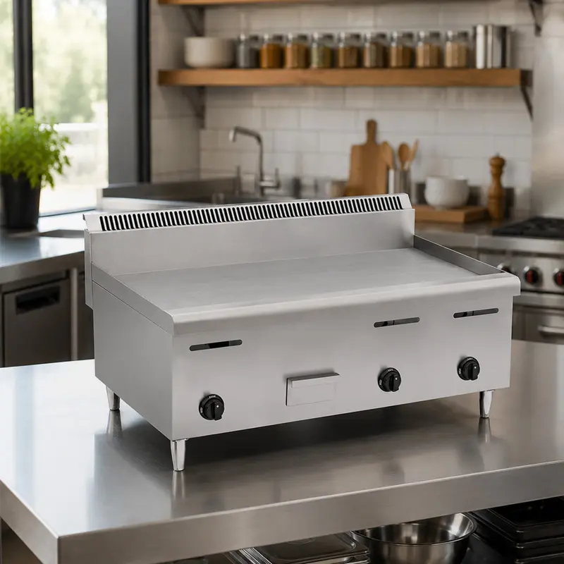 Plancha y Asador a Gas 36