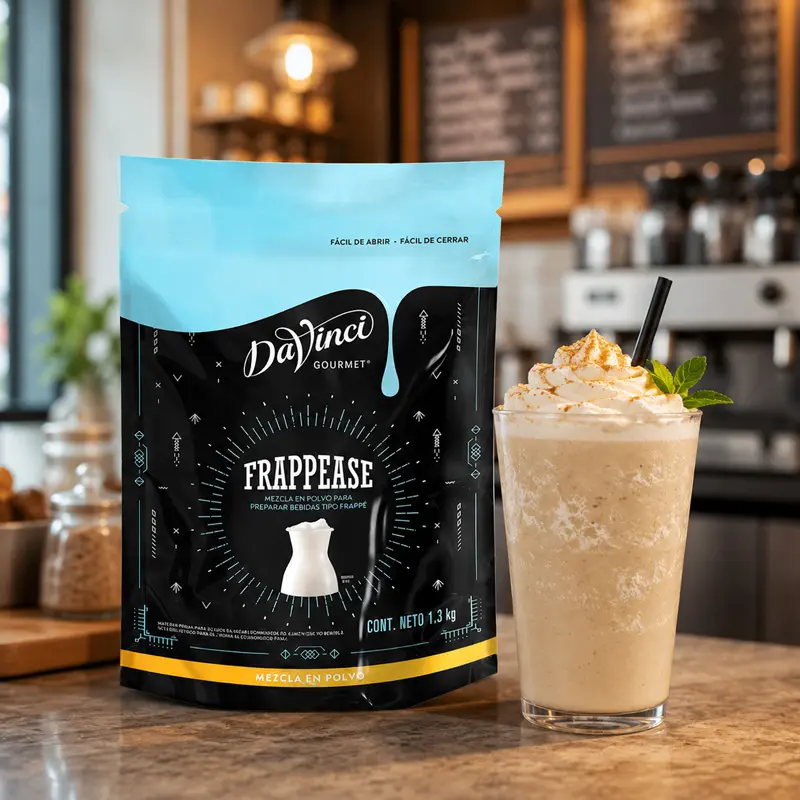 Polvo DaVinci Base Crystal 1.36 Kg – Base para Frappés y Bebidas Frías