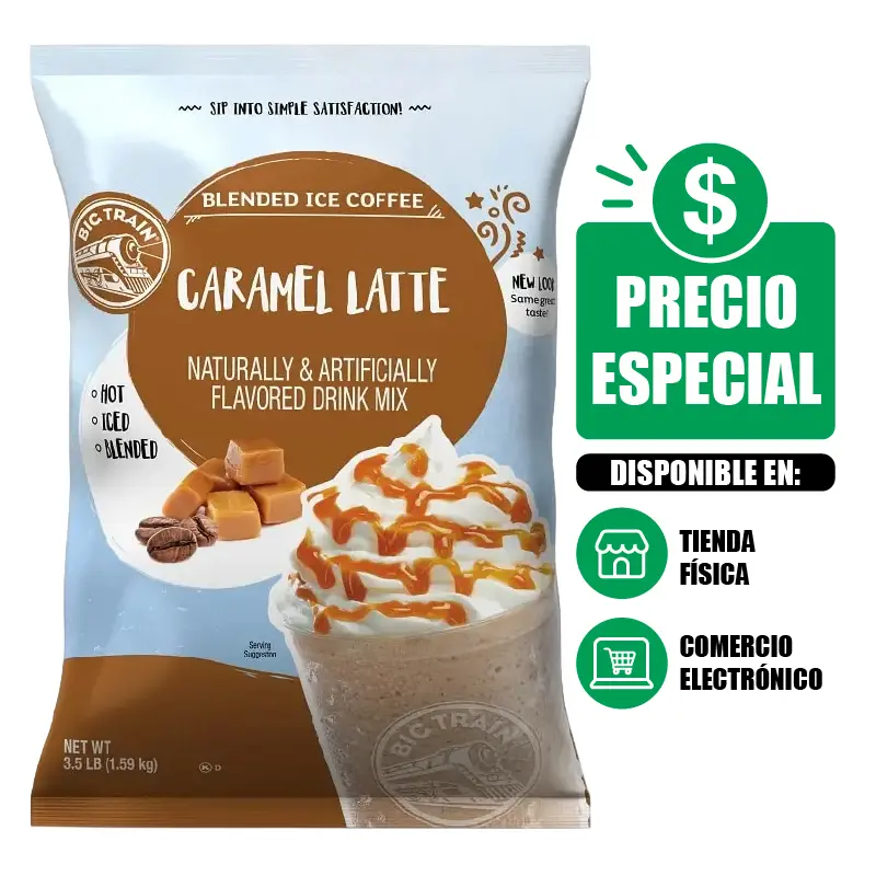 Polvo Big Train Caramel Latte 1.59 Kg
