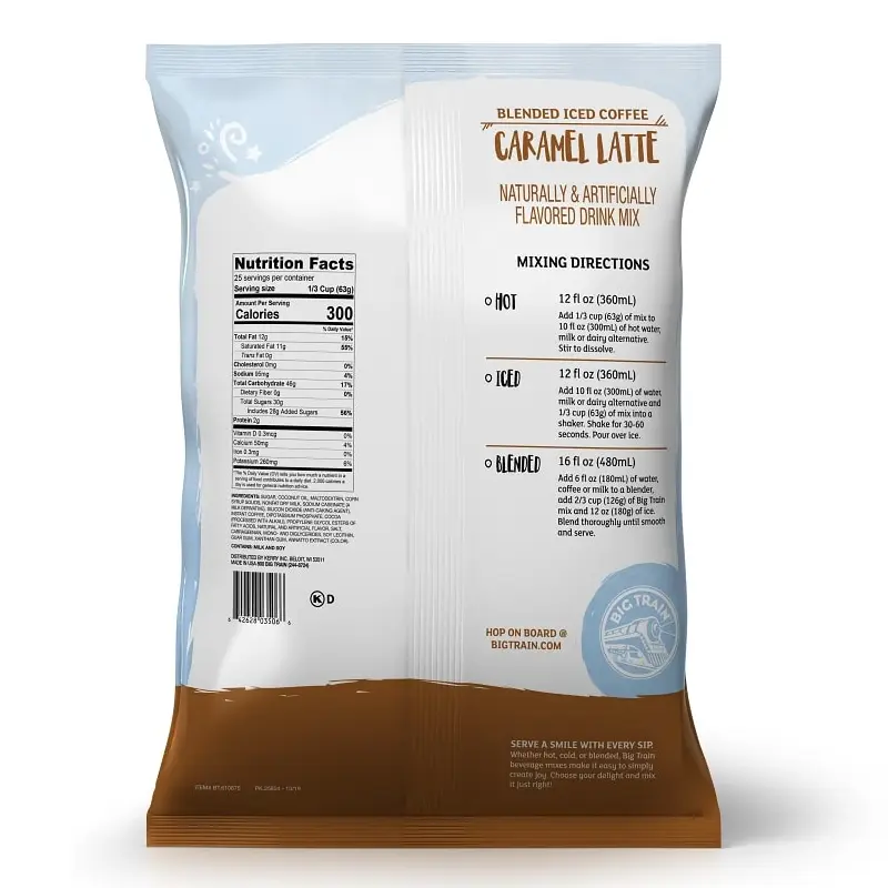 Polvo Big Train Caramel Latte 1.59 Kg