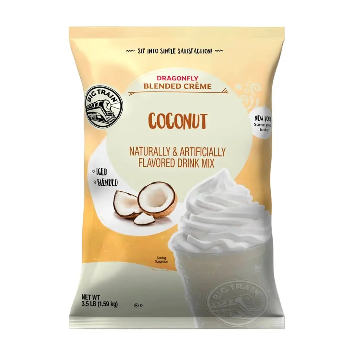 Polvo Big Train Sabor Coco 1.59 Kg