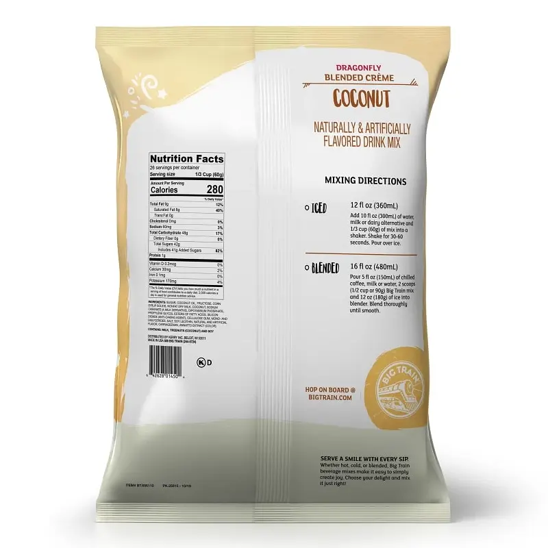Polvo Big Train Sabor Coco 1.59 Kg