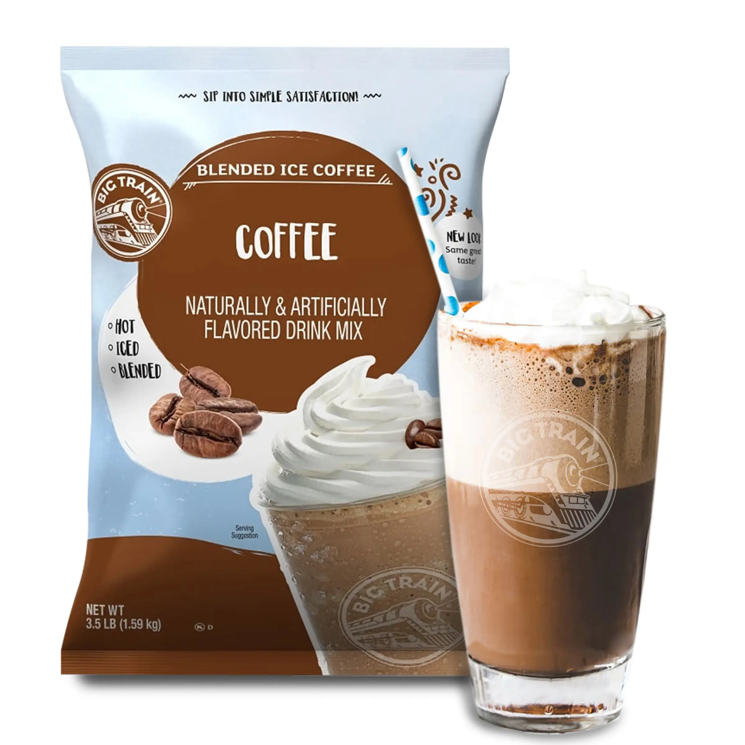 Polvo Big Train Coffee 1.59 Kg