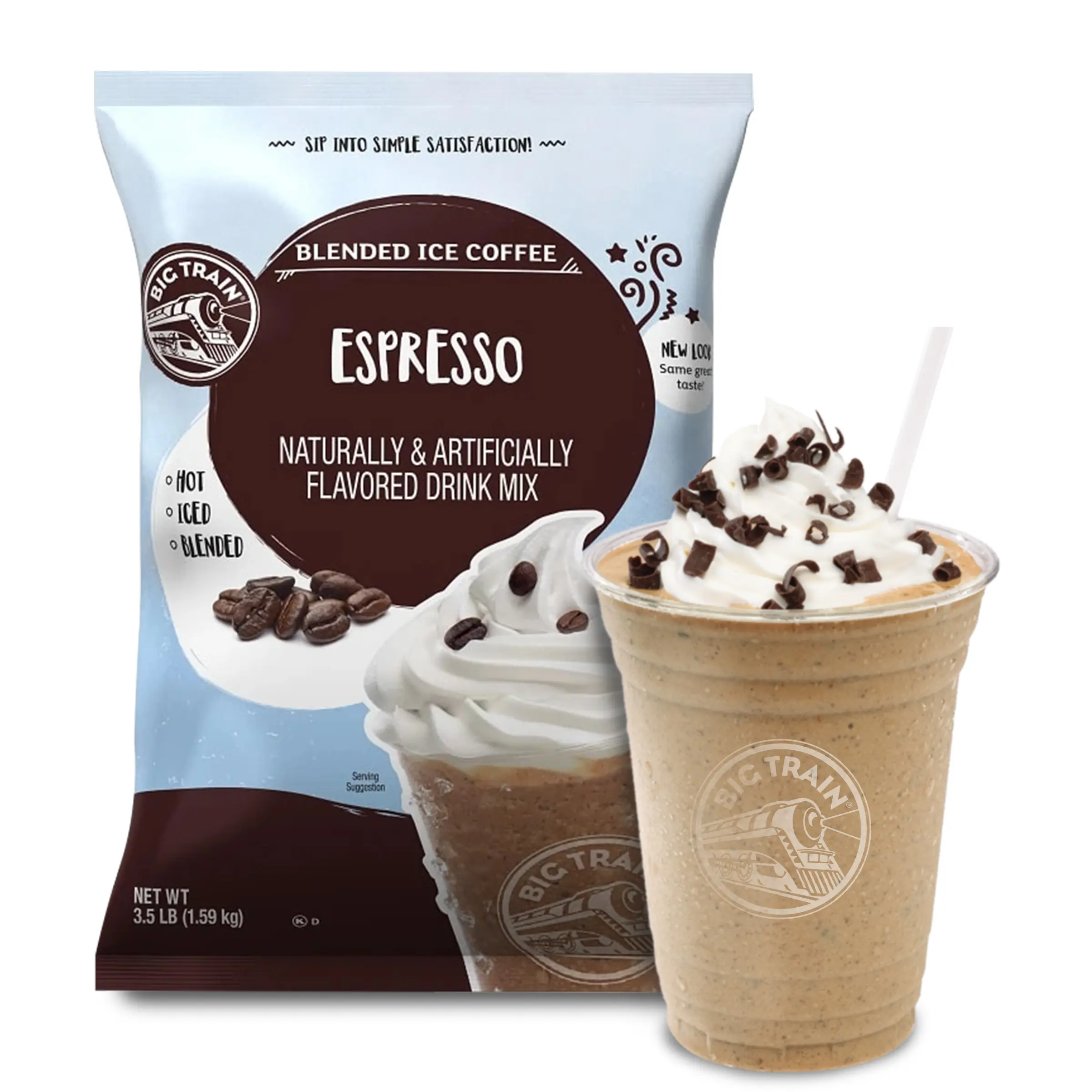 Polvo Big Train Espresso 1.59 Kg