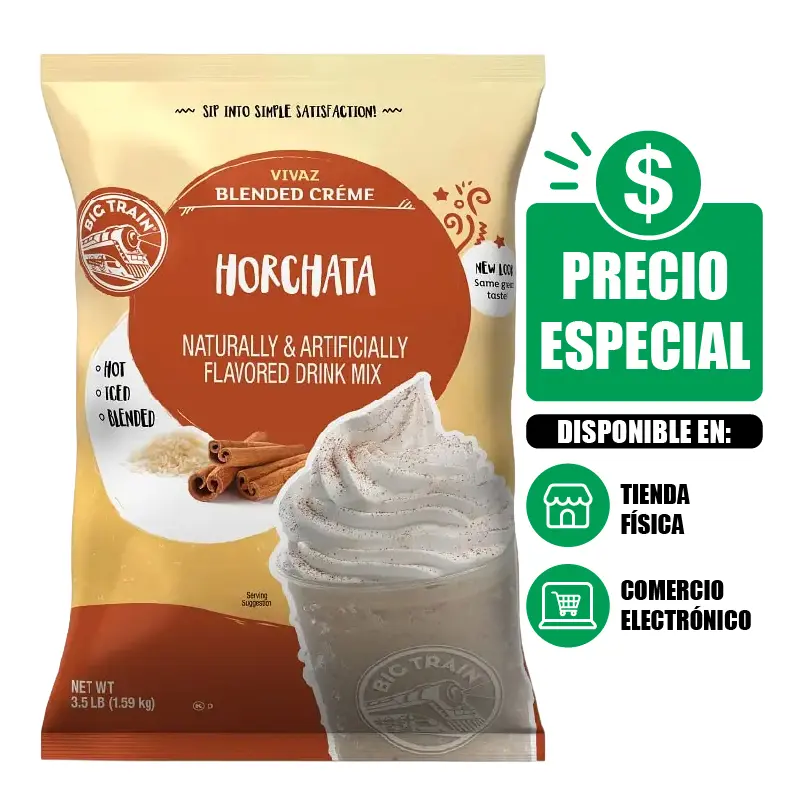 Polvo Big Train Sabor Horchata 1.59 Kg