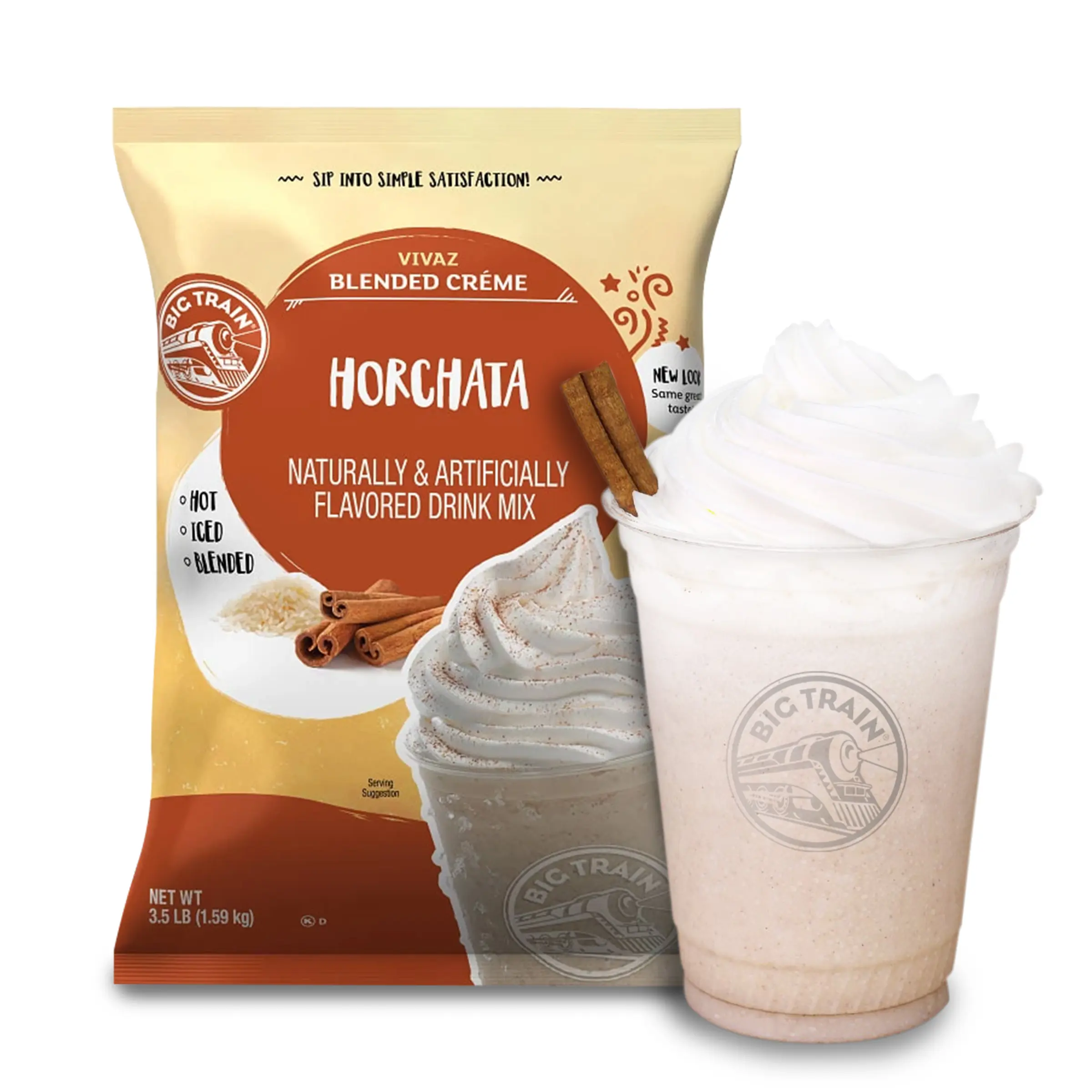Polvo Big Train Sabor Horchata 1.59 Kg
