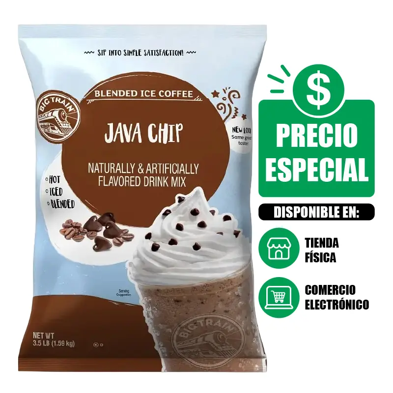Polvo Big Train Sabor Java Chip 1.59 Kg
