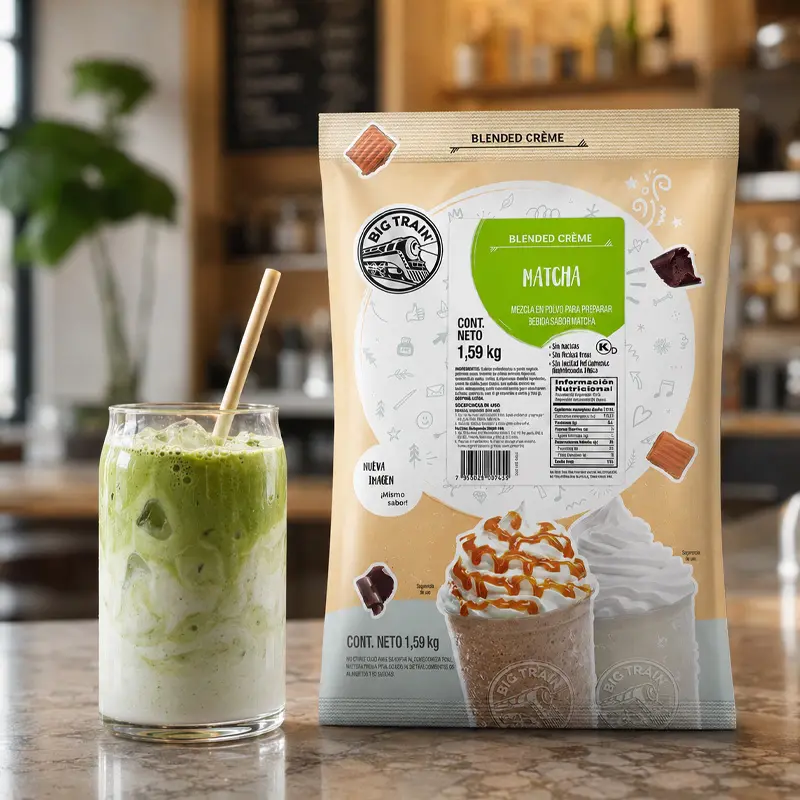 Polvo Big Train Sabor Matcha 1.59 Kg