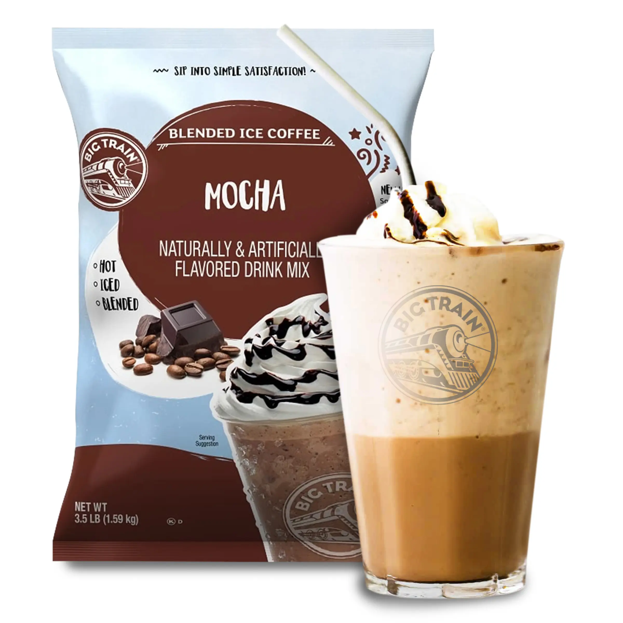 Polvo Big Train Mocha 1.59 Kg