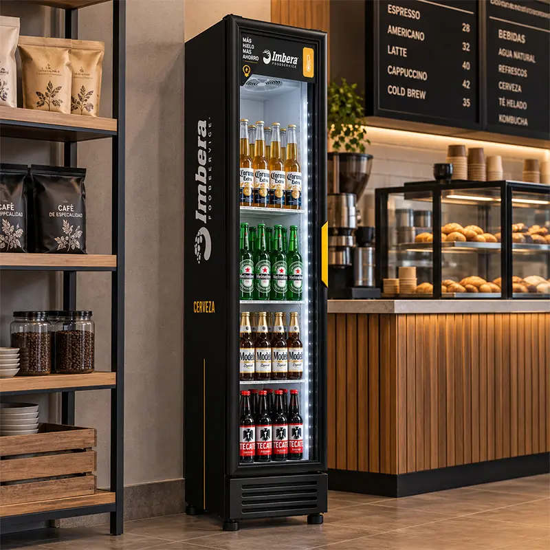 Refrigerador Vertical Cervecero Imbera CCV144 8 Pies