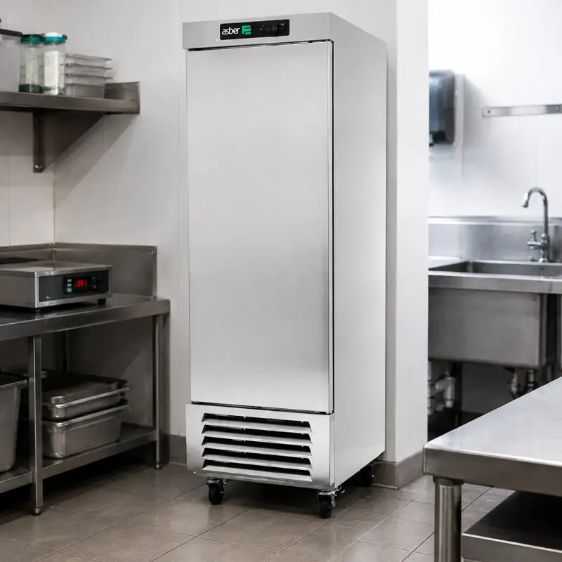Refrigerador Vertical Asber ARR-17-PE | Refrigerador Industrial Acero Inoxidable