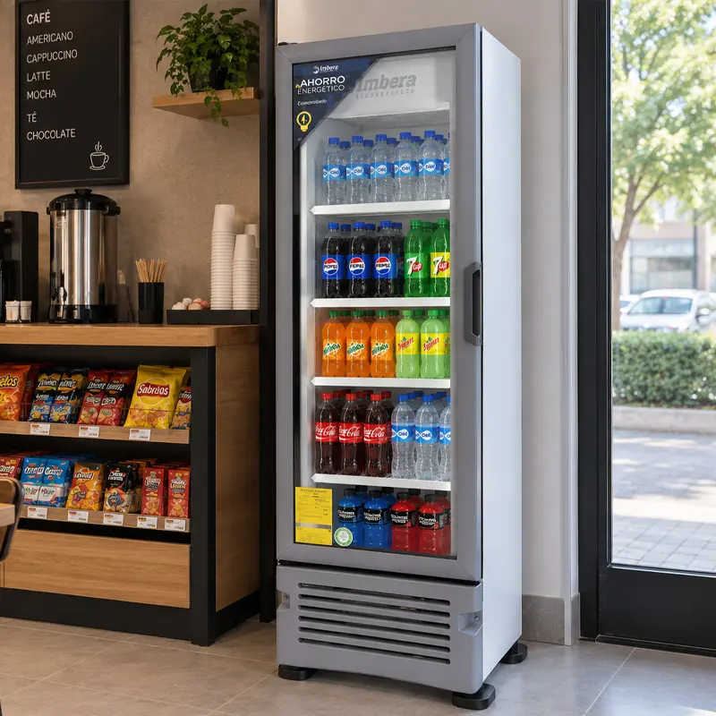 Refrigerador Vertical Esmaltado Imbera VR-08 8 Pies