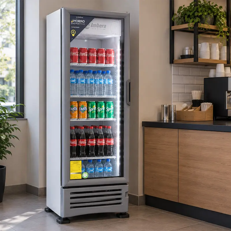 Refrigerador Vertical Esmaltado Imbera VR-08 8 Pies