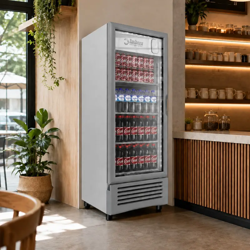 Refrigerador Vertical Esmaltado Imbera VR-17 17 Pies