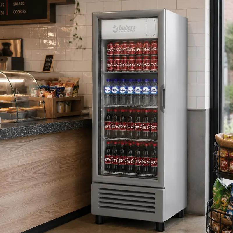 Refrigerador Vertical Esmaltado Imbera VR-17 17 Pies