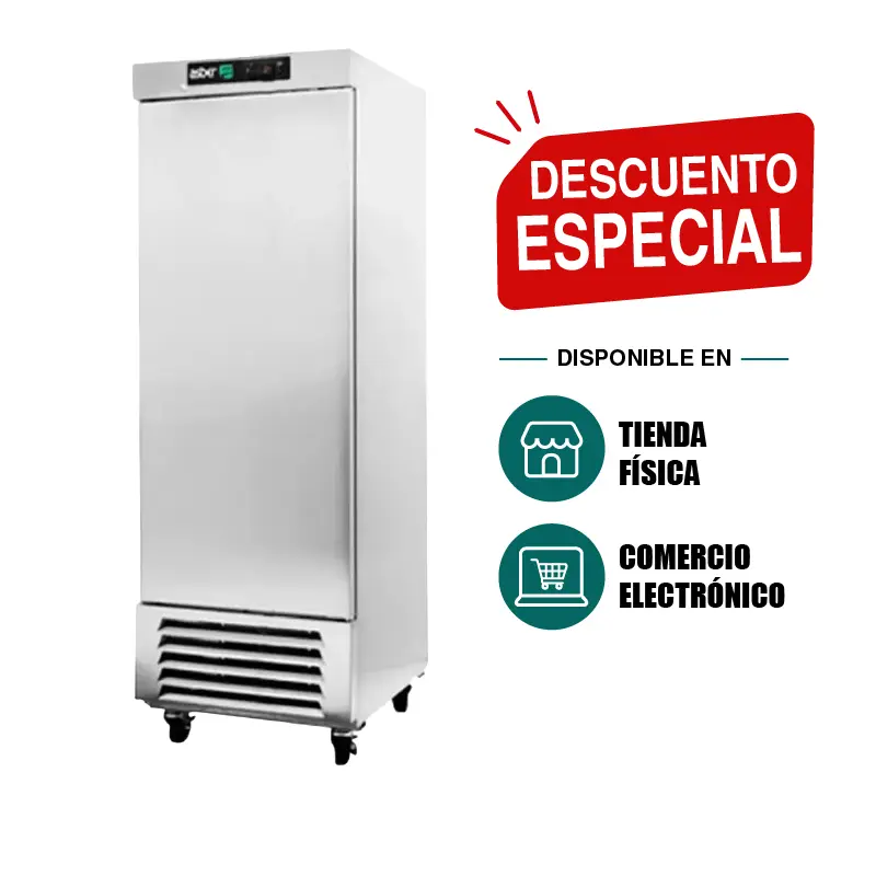 Refrigerador Vertical Asber ARR-23-H | Refrigerador Industrial Acero Inoxidable