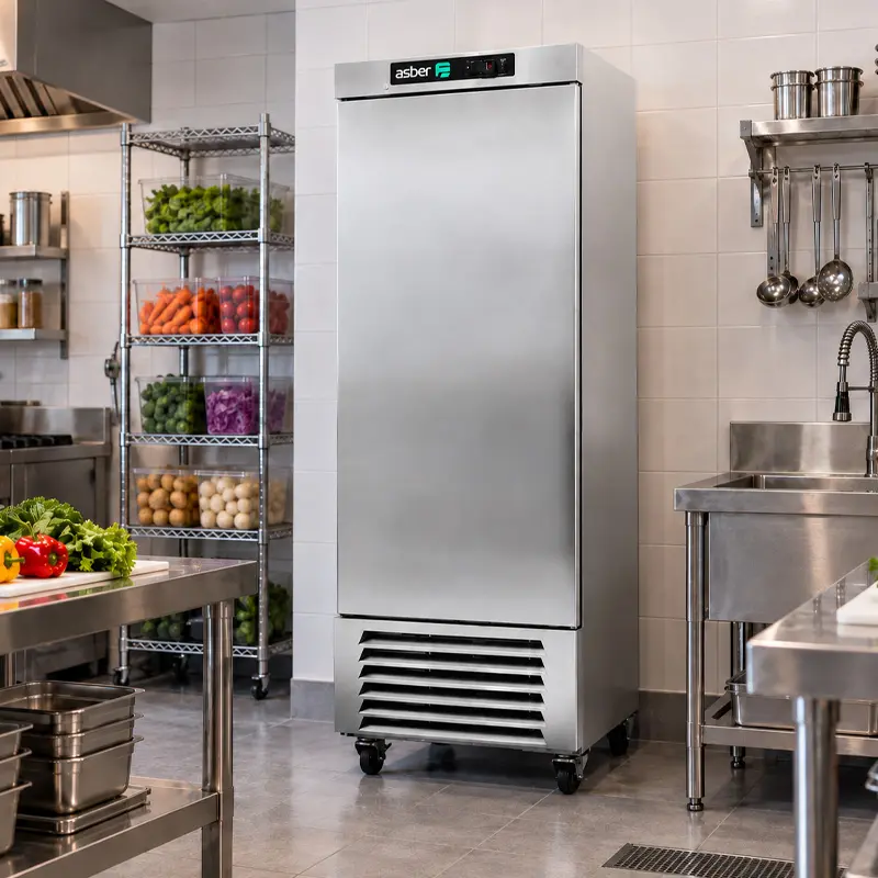 Refrigerador Vertical Asber ARR-23-H | Refrigerador Industrial Acero Inoxidable