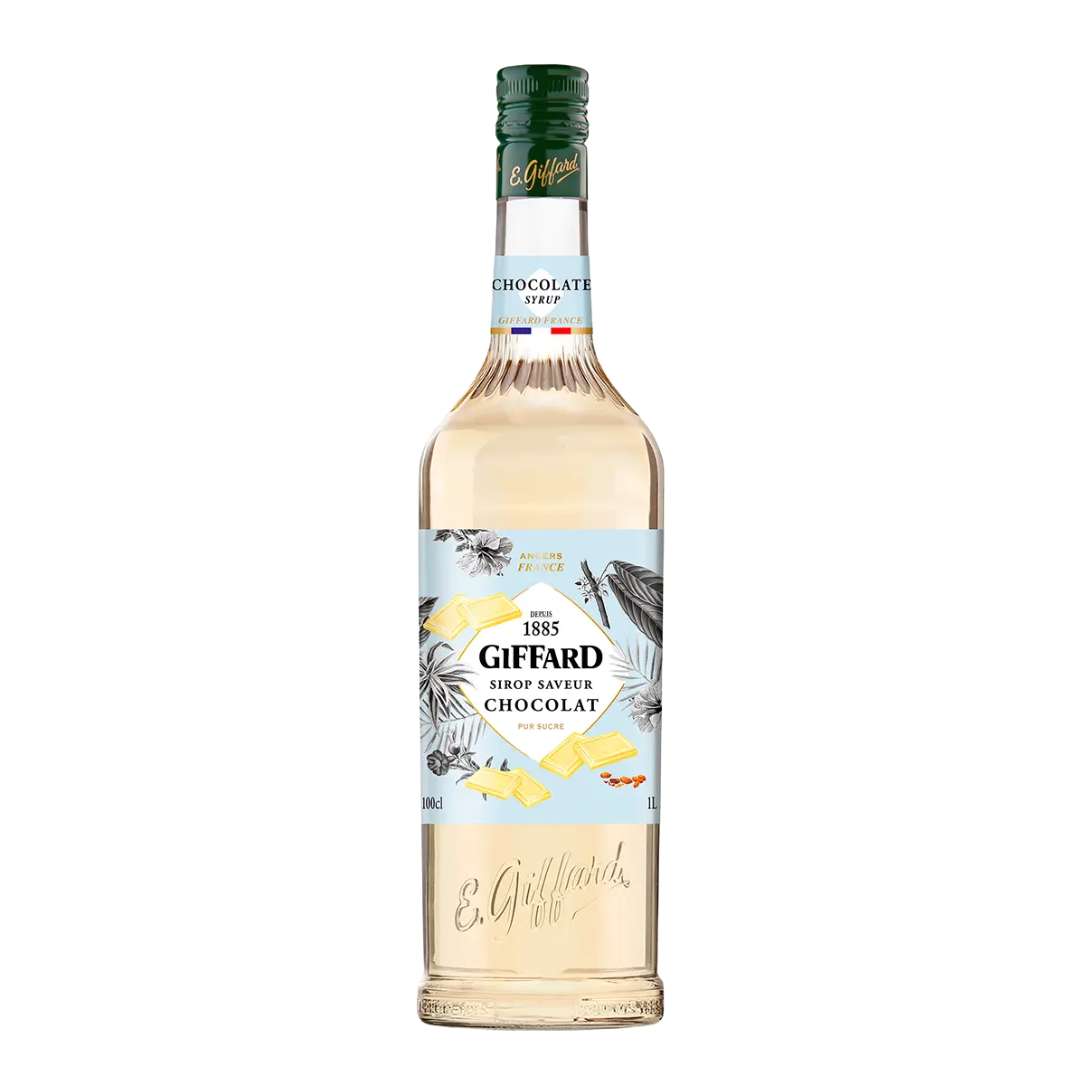 Jarabe Sabor Chocolate Blanco 1 Litro. Jarabes GIFFARD