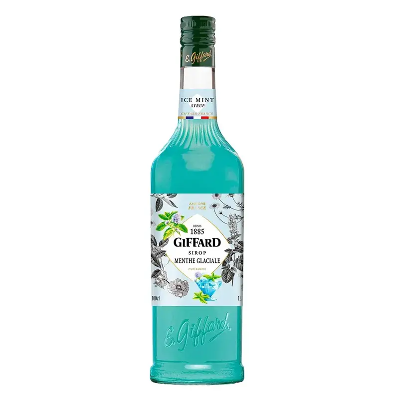 Jarabe Sabor Menta Helada 1 Litro. Jarabes GIFFARD
