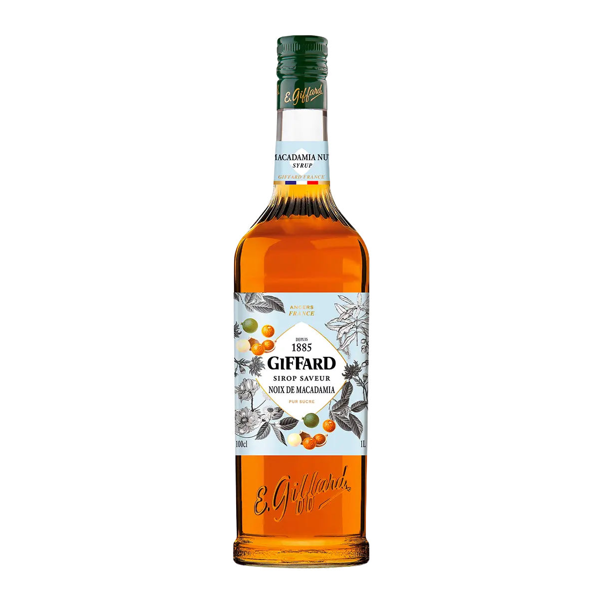 Jarabe Sabor Nuez de Macadamia 1 Litro. Jarabes GIFFARD