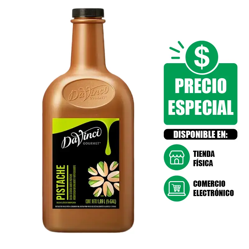 Salsa DaVinci Sabor Pistache 1.89 Litros